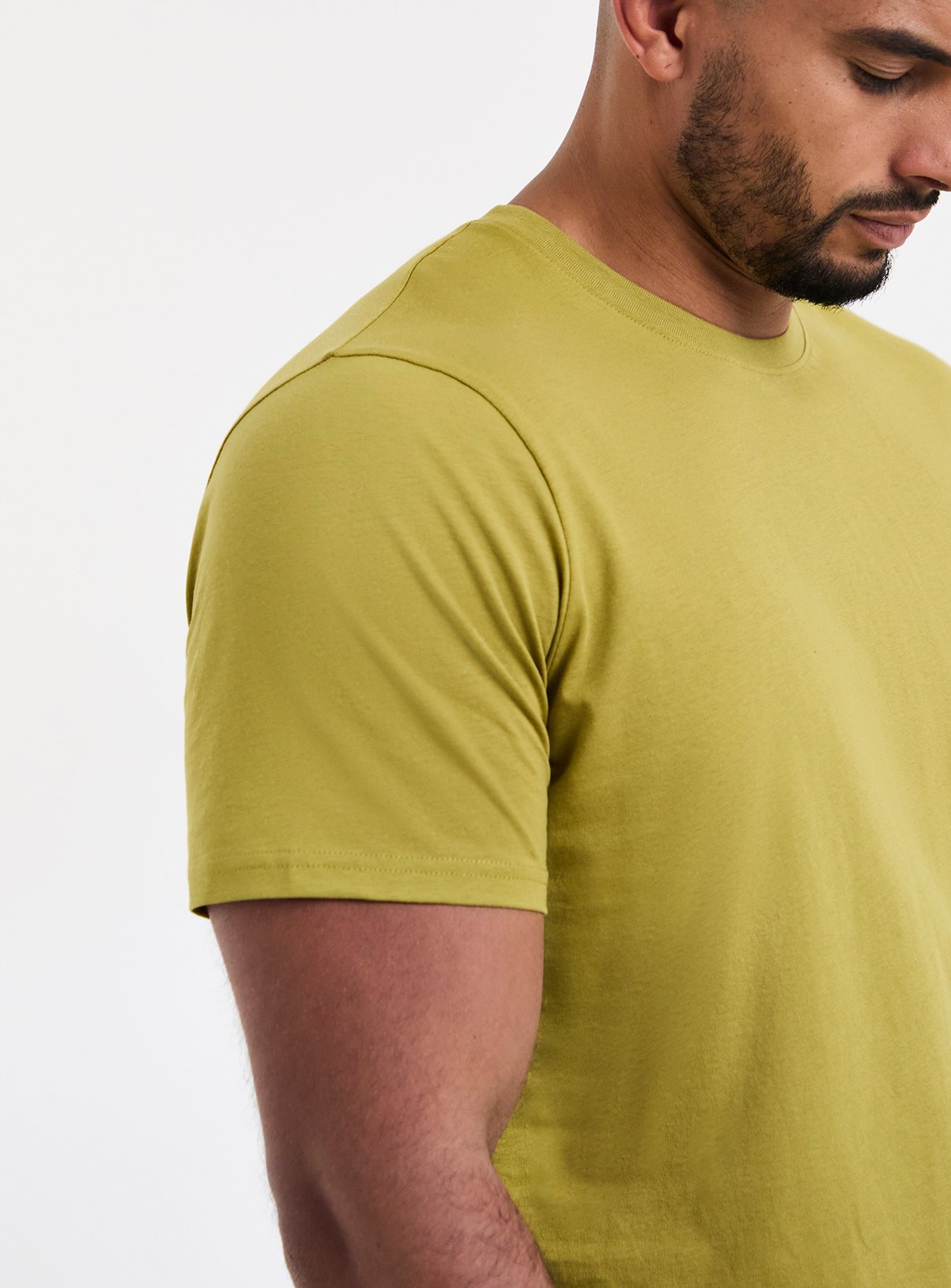 JACAMO 5 Pack Pure Cotton Crew Neck T-shirts L - Image 4 thumbnail